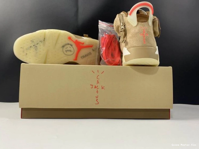 Travis Jordan British DH0690-200 Khaki Air Scott 6 Retro 0816